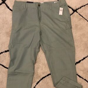 Women’s Green Chino Girlfriend Pants